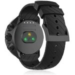 Bracelet pour suunto spartan sport wrist hr baro / suunto 9, bande de remplacement en silicone bracelets ...