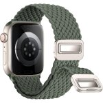 Bracelet tress� compatible avec apple watch 49mm 46mm 45mm 44mm pour femmes hommes, bracelet de remplacement ...