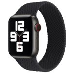 Bracelet tress� solo nylonsense para apple watch series 11 - 46mm (pulso:182 - 197mm) - preto