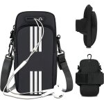 Brassard de sport, course a pied, fermeture eclair, sac de support lger, etui confortable pour tlphone ...