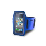 Brassard premium de sport pour iphone 3 4 et 4s bleu