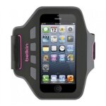 Brassard de sport noir rose iphone 5 5s 5c se belkin arm footing gym sport anti - sueur