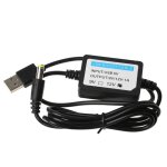 Câble adaptateur usb 5v à 12v 5. 5x2. 1mm pour routeur wifi, bande lumineuse led Câble adaptateur usb 5v à 12v 5. 5x2. 1mm pour routeur wifi, bande lumineuse led