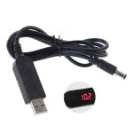 C�ble d'alimentation usb qc 3. 0 � 5v - 12v, 5. 5x2. 1mm, ligne d'alimentation r�glable, pour routeur ...