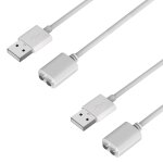 Cble de charge magntique usb 1m universel 5mm [lot de 2] compatible avec brosse a dent montre connecte ...