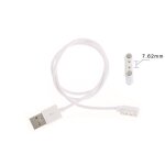 C�ble de charge usb magn�tique, 80cm, pour montre connect�e, avec prise magn�tique, 2 broches, alimentation ...