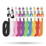 Cble chargeur pour blackberry dtek50 usb / micro usb noodle universelle - noir