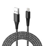 Cble de chargeur de tlphone cble de charge rapide 5m / 16ft cble de charge de tlphone en plomb ...