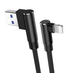 Cble de chargeur usb rsistant a 90 pour iphone, charge rapide d'origine, fil de donnes, iphone 6 6s ...