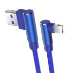 Cble de chargeur usb rsistant a 90 pour iphone, charge rapide d'origine, fil de donnes, iphone 6 6s ...