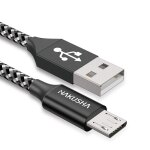 C�ble micro usb, [3m] 3a charge rapide c�ble android durable c�ble de chargeur de t�l�phone mobile en ...