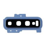 Cache - objectif arri�re oem avec lentille en verre pour samsung galaxy s10 plus g975 - bleu