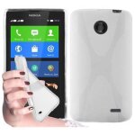 Cadorabo de - 101159 coque pour t�l�phone blanc pour nokia lumia x