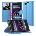 Cadorabo de - 103231 coque pour t�l�phone bleu pour sony xperia z1 compact