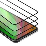 Cadorabo 3x plein ecran film de protection compatible avec google pixel 4a 5g en transparent avec noir ...