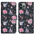 Cadorabo housse compatible avec apple iphone 11 pro - design grue & fleurs no. 9 - etui de protection ...