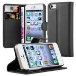 Cadorabo housse compatible avec apple iphone 5 / 5s / se 2016 en noir de jais - etui de protection avec ...