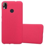 Cadorabo housse compatible avec htc desire 10 pro en frost rouge - etui de protection en silicone tpu ...