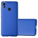 Cadorabo housse compatible avec htc desire 10 pro en metallic bleu - hard case etui de protection d'aspect ...