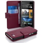 Cadorabo housse compatible avec htc desire 600 en orchide violets - etui de protection en similicuir ...