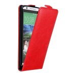 Cadorabo housse compatible avec htc desire 820 en rouge de pomme - etui de protection au design flip ...