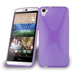 Cadorabo housse compatible avec htc desire 826 en violet lilas - etui de protection en silicone tpu flexible ...