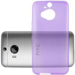 Cadorabo housse compatible avec htc one m9 plus / one me en violet transparent - etui de protection en ...