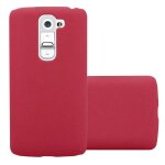 Cadorabo housse compatible avec lg g2 mini en frosty rouge - hard case etui de protection � l'aspect ...