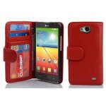 Cadorabo housse compatible avec lg l70 (1. sim) en rouge cerise - etui de protection avec fermeture magn�tique ...