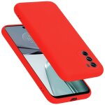 Cadorabo housse compatible avec en liquid red - etui de protection en silicone tpu flexible