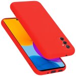 Cadorabo housse compatible avec en liquid red - etui de protection en silicone tpu flexible