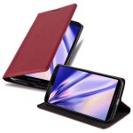 Cadorabo housse compatible avec motorola google nexus 6 en rouge de pomme - etui de protection avec fermeture ...
