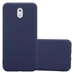 Cadorabo housse compatible avec nokia 3 2017 en frosty bleu - hard case etui de protection a l'aspect ...