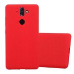 Cadorabo housse compatible avec nokia 8 sirocco en frost rouge - etui de protection en silicone tpu flexible ...