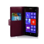 Cadorabo housse compatible avec nokia lumia 925 en orchid�e violets - etui de protection en similicuir ...