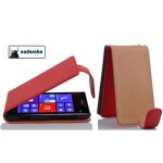 Cadorabo housse compatible avec nokia lumia 925 en rouge cerise - etui de protection au design flip en ...