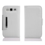 Cadorabo housse compatible avec samsung galaxy s3 / s3 neo en blanc - brun - etui de protection avec ...