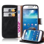 Cadorabo housse compatible avec samsung galaxy s4 mini en noir de jais - etui de protection avec fermeture ...