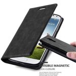 Cadorabo housse compatible avec samsung galaxy s4 en noir nuit - etui de protection avec fermeture magn�tique, ...