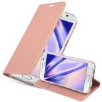 Cadorabo housse compatible avec samsung galaxy s6 en classy or rose - etui de protection avec fermeture ...