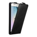 Cadorabo housse compatible avec samsung galaxy s6 edge en noir nuit - etui de protection au design flip ...