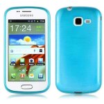Cadorabo housse compatible avec samsung galaxy trend en turquoise - etui de protection en silicone tpu ...