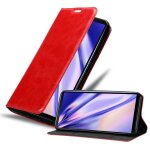 Cadorabo housse compatible avec sony xperia 10 iii en rouge de pomme - etui de protection avec fermeture ...