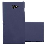 Cadorabo housse compatible avec sony xperia m2 / m2 aqua en frosty bleu - hard case etui de protection ...