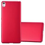 Cadorabo housse compatible avec sony xperia xa en metallic rouge - hard case etui de protection d'aspect ...