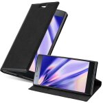 Cadorabo housse compatible avec sony xperia xz1 compact en noir nuit - etui de protection avec fermeture ...