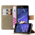 Cadorabo housse compatible avec sony xperia z1 compact en marrone cappucino - etui de protection avec ...