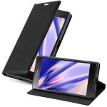 Cadorabo housse compatible avec sony xperia z5 en noir nuit - etui de protection avec fermeture magn�tique, ...