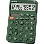 Calculatrice 12 chiffres, grand ecran lcd, 4 fonctions, design arrondi, gros boutons, double alimentation ...
