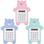 Calculatrice de base (lot de 3), affichage � 8 chiffres, calculatrice portable, format de poche, pour ...